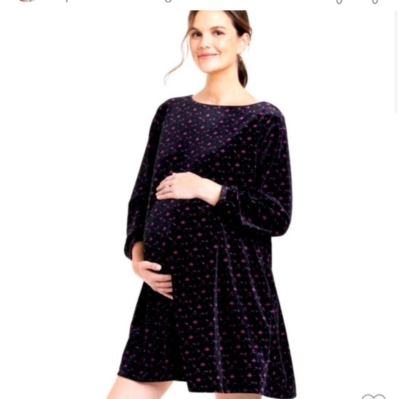 Dresses & Skirts - the nines by hatch floral dress velvet swing floral dress XL